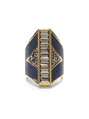 Vince Camuto Crystal Drama Statement Ring