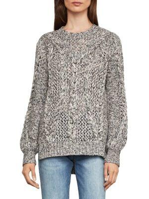 Bcbgmaxazria Open-stitch Cable Sweater