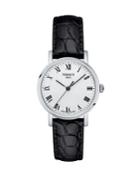 Tissot T-classic Scratch-resistant Leather-strap Watch