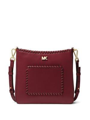 Michael Michael Kors Gloria Swing Leather Crossbody Bag
