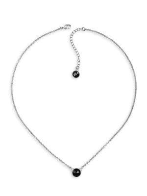 Karl Lagerfeld Rose Cut Swarovski Crystals Choupette Necklace