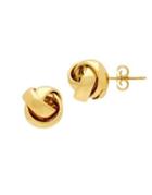 Lord & Taylor 14k Yellow Gold Knot Stud Earrings