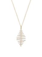 Nadri Crystal And Goldtone Spiral Pendant Necklace