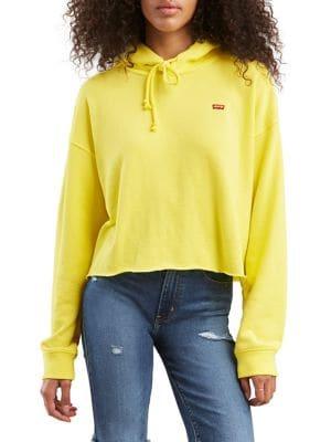 Levi's Raw Cut Cropped Hoodie