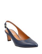 Clarks Leather Point-toe Slingback Shoes