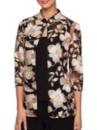 Alex Evenings 2-piece Embroidered Jacket & Top Set