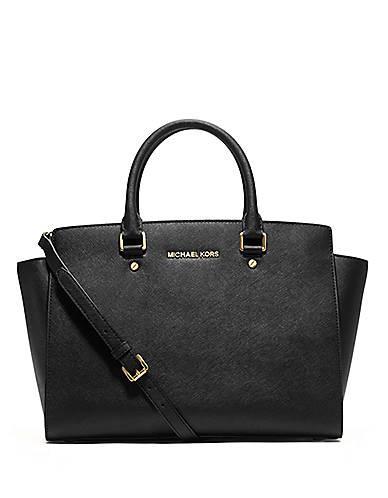 Michael Michael Kors Selma Saffiano Leather Large Satchel