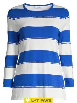 Calvin Klein Dotted Stripe Sweater