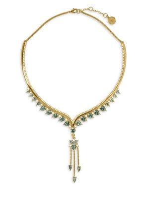 Vince Camuto Crystal Pendant Collar Necklace