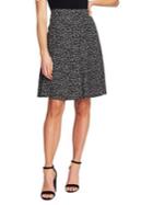 Cece By Cynthia Steffe Leopard-print Knit A-line Skirt