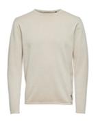 Only And Sons Washed-out Cotton Pullover