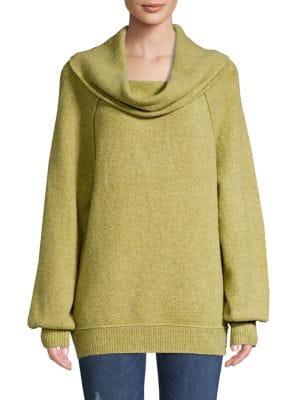 Free People Cowl-neck Knit Sweater