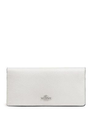 Coach Slim Colorblock Leather Wallet