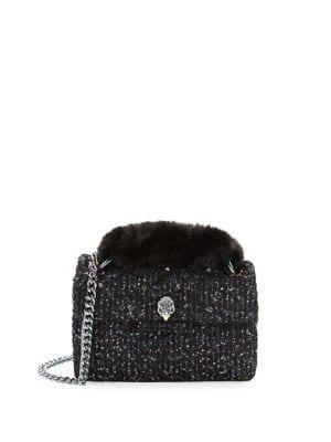 Kurt Geiger London Mini Kingston Tweed Crossbody