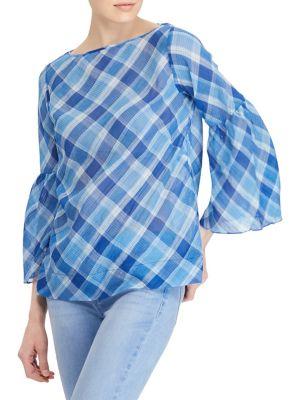 Lauren Ralph Lauren Vented Bell-sleeve Top