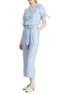 Lauren Ralph Lauren Striped Linen Jumpsuit