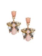 Design Lab Lord & Taylor Crystal And Faux Pearl Drop Earrings