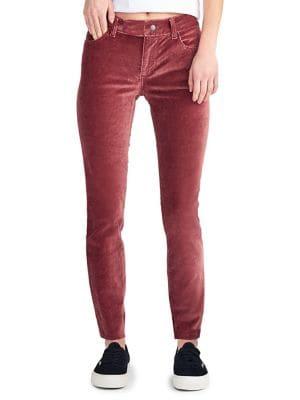 Dl Margaux Mid-rise Ankle Velvet Pants