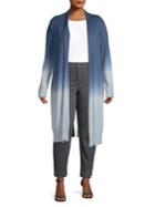 Nic+zoe Plus Plus Plus Long-sleeve Open-front Duster