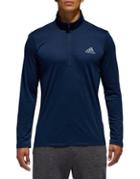 Adidas Quarter-zip Mockneck Pullover