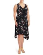Rachel Rachel Roy Plus Plus Printed Sleeveless Dress