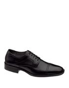 Johnston & Murphy Larsey Capped-toe Leather Oxfords