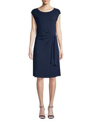 Brooks Brothers Red Fleece Cap-sleeve Shift Dress