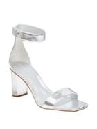 Kendall + Kylie Metallic Leather Ankle Strap Sandals