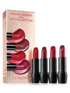 Lancome Color Design Red Lip Collection 4-piece Set