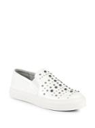 Nine West Olivary Studded Leather Sneakers