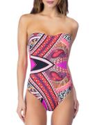 Kenneth Cole New York Without Borders One-piece Bandeau Swimsuit