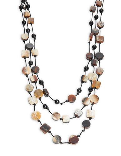 Kenneth Jay Lane Multi-tiered Geo Scatter Necklace