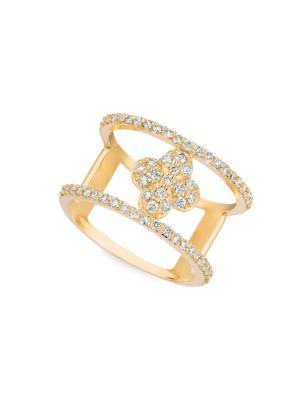 Morris & David 14k Yellow Gold & 0.69 Tcw Diamond Ring