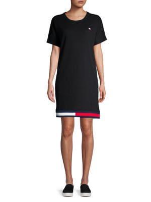 Tommy Hilfiger Performance Logo-hem T-shirt Dress