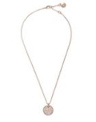 Vince Camuto Crystal Circle Pendant Necklace