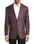 Michael Kors Plaid Wool-blend Jacket