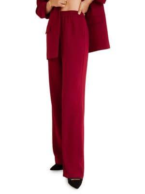 Mango Straight-fit Flowy Trousers
