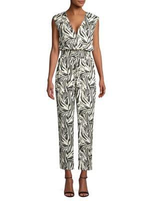 Wayf Fallon Smocked Jumpsuit