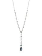 Jenny Packham Silvertone Pave And Swarovski Crystal Necklace