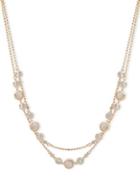 Anne Klein Crystal Double-strand Necklace