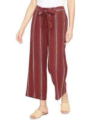 Sanctuary Inland Sashed Cropped Pants