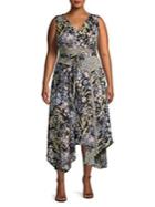 Calvin Klein Plus Floral Maxi Dress