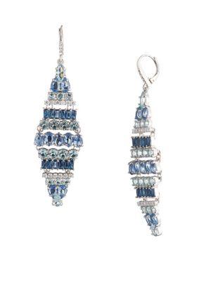 Carolee Pacific Pearls Crystal Drop Earrings