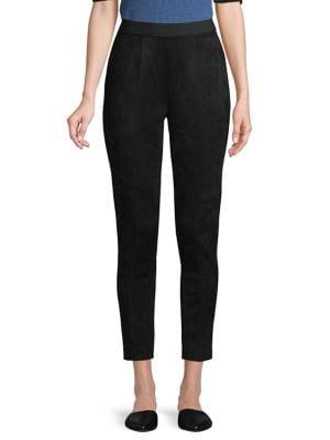 Jones New York Faux Suede Pull-on Pants