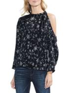 Vince Camuto One-shoulder Floral Blouse