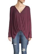 Vero Moda Long-sleeve Twisted Front Top