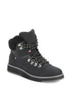 Tommy Hilfiger Faux Fur-trimmed And Leather Cold Weather Boots