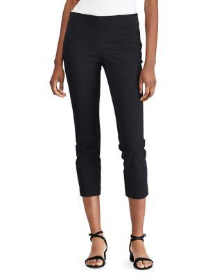 Lauren Ralph Lauren Petite Stretch Twill Skinny Crop Pants