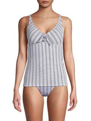 Tommy Bahama Island Cays Striped Tankini Top