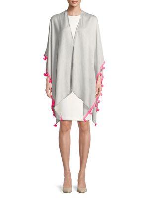Echo Tassel Open Front Ruana